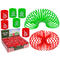 Weihnachtsspirale, 3 x 3 cm, 6er-Set,