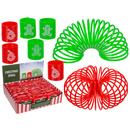 Weihnachtsspirale, 3 x 3 cm, 6er-Set,