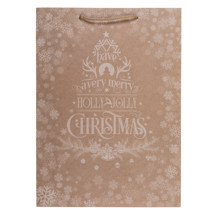 Kraftpapier-Geschenktüte, Nostalgia,