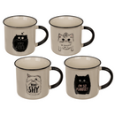 New Bone China-Becher, Funny Kitten,