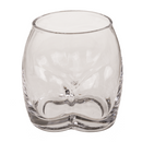 Trinkglas, Hoch den Hintern, ca. 7 x 5 x 9 cm,