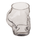 Trinkglas, Hoch den Hintern, ca. 7 x 5 x 9 cm,