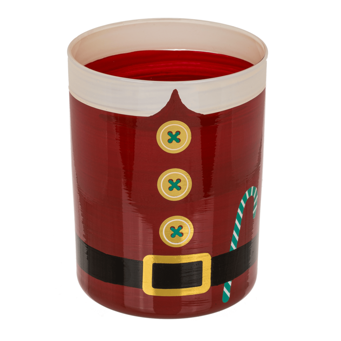 Whiskyglas, Santa Kostüm, für 350  ml,