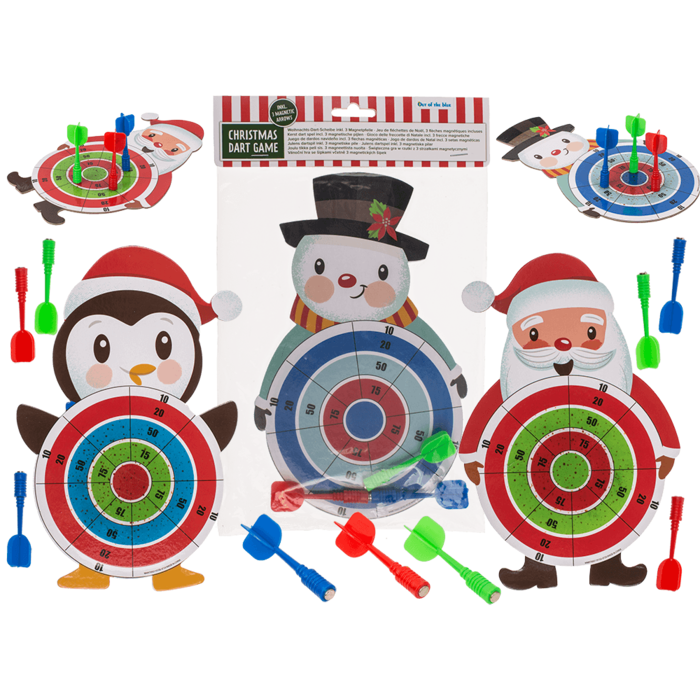 Weihnachts-Dart, mit 3 Magnetpfeilen,