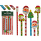 Weihnachtsbleistifte mit Radiergummi,