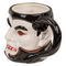 Becher, Vampir, 15 x 11,5 cm, aus Steingut