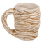 Becher, Mumie, ca. 14,5 x 11,5 cm, aus Steingut