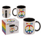 Becher, Peace, Steingut,