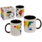 Becher, Colorful World, Steingut,