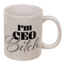 Becher, Ceo Bitch, Steingut,