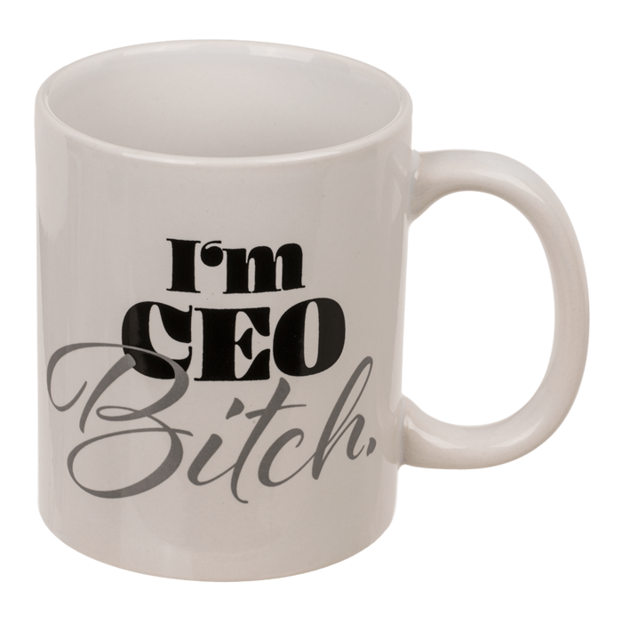 Becher, Ceo Bitch, Steingut,