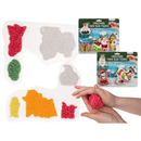 Weihnachtsschaumknete, 4er-Set,