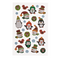 Weihnachts-Soft-Sticker-Set, Bogengröße 14 x 25 cm