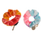 Textil-Haarband, Scrunchie mit Beutel,