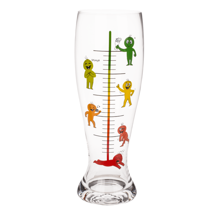 XXL-Bierglas, Phasen des Trinkens,