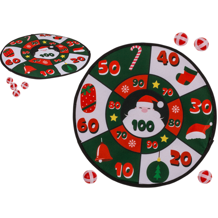 Filz-Dartscheibe, Christmas, D.: 35 cm,