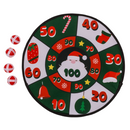 Filz-Dartscheibe, Christmas, D.: 35 cm,
