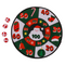 Filz-Dartscheibe, Christmas, D.: 35 cm,