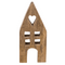 Deko-Holz-Haus, 9 x 4 x 20 cm,