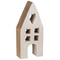 Deko-Holz-Haus, 9 x 4 x 20 cm,