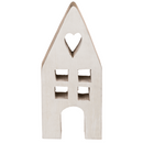 Deko-Holz-Haus, 9 x 4 x 20 cm,
