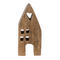 Deko-Holz-Haus, 7 x 4 x 15 cm,