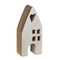 Deko-Holz-Haus, 7 x 4 x 15 cm,
