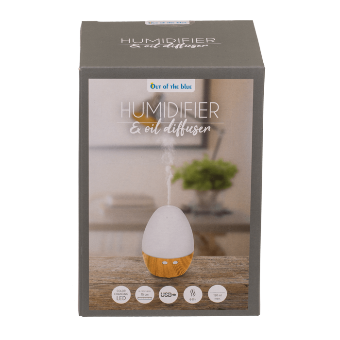 Luftbefeuchter/Öl-Diffuser, Ei,