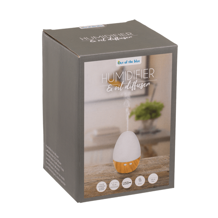 Luftbefeuchter/Öl-Diffuser, Ei,