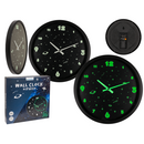 Wanduhr, Space, leuchtet im Dunkeln,