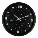 Wanduhr, Space, leuchtet im Dunkeln,