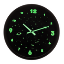 Wanduhr, Space, leuchtet im Dunkeln,