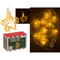 3D-LED-Lichterkette,Metallic Stars,