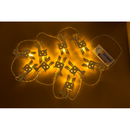3D-LED-Lichterkette,Metallic Deers,