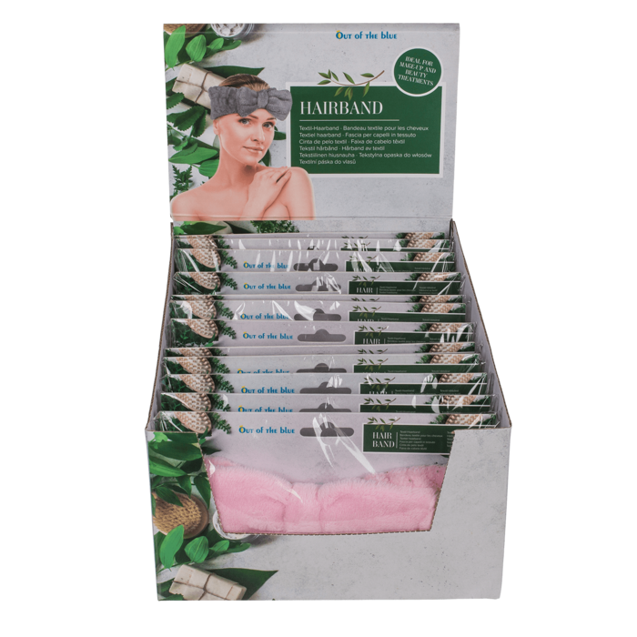 Textil-Haarband, Flauschige Schleife,