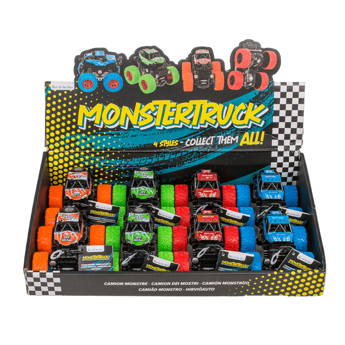 Monster-Truck,  ca. 9,5 x 8 cm,