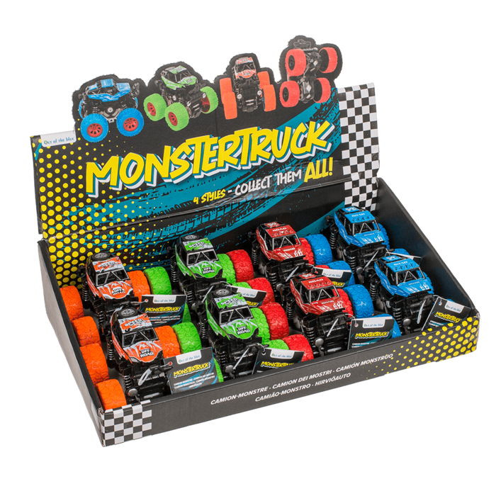 Monster-Truck,  ca. 9,5 x 8 cm,