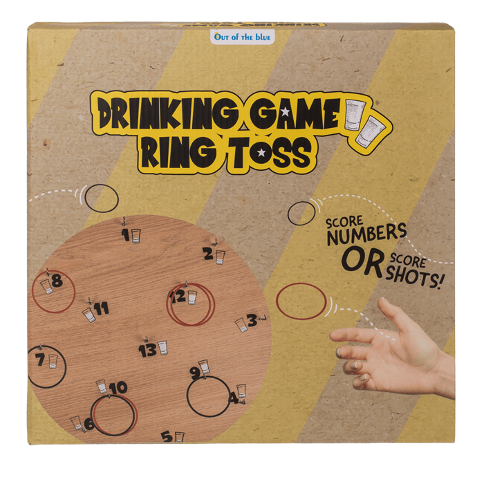 Trinkspiel, Ringwurfspiel, ca. 30 cm,