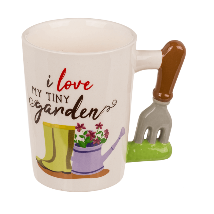 Becher, Tiny Garden, Steingut,