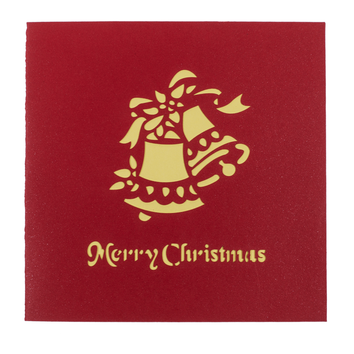Weihnachts-Grußkarten mit aufklappbarem
