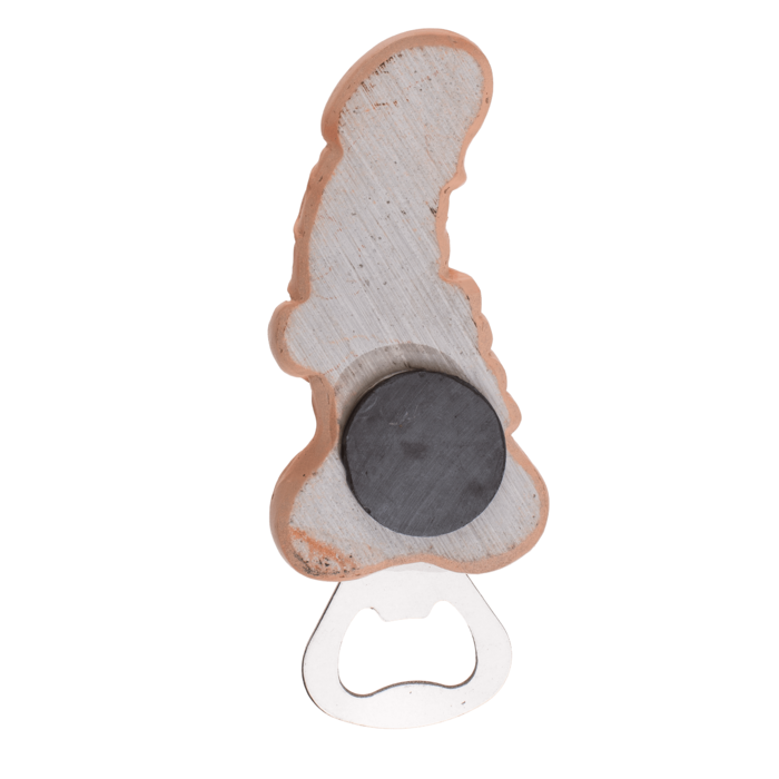 Metall-Flaschenöffner mit Magnet, Penis mit Hand,