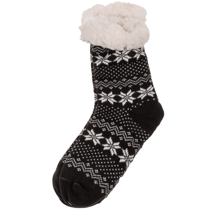 Damen-Hüttensocken, Black & grey,