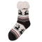 Damen-Hüttensocken, Black & grey,