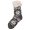 Damen-Hüttensocken, Black & grey,