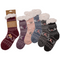 Damen-Hüttensocken, Reindeer & Ice flower,