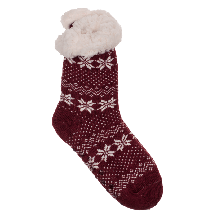 Damen-Hüttensocken, Ice flower & dots,