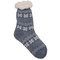 Damen-Hüttensocken, Ice flower & dots,
