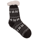 Damen-Hüttensocken, Ice flower & dots,