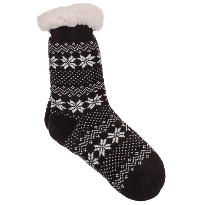 Damen-Hüttensocken, Ice flower & dots,