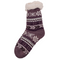 Damen-Hüttensocken, Ice Flower & Stripes,